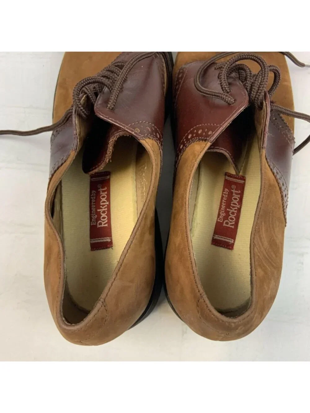 Men's Rockport brown oxfords size 9.5M